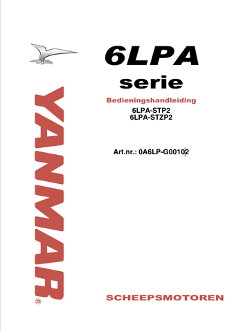 YANMAR 6LPA MARINE ENGINES (0A6LP-G00102) OPERATION MANUAL - PDF FILE