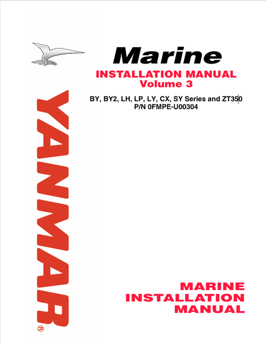 YANMAR BY-SY, ZT350 (0FMPE-U00304) INSTALLATION MANUAL - PDF FILE
