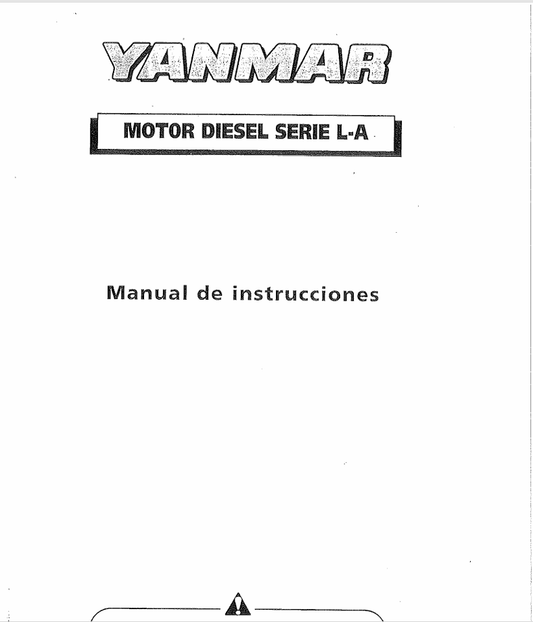 YANMAR SERIES L-A INSTRUCTION MANUAL - PDF FILE