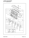 YANMAR 4TNV98-ZNMS3R ENGINE PARTS MANUAL 50940311