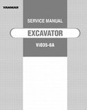 Yanmar ViO35-6A Excavator Service Repair Manual - PDF File