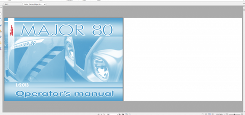 Discover the essential Zetor Tractor Major 80 Operator’s Manual, a comprehensive PDF guide designed for the 2013 model