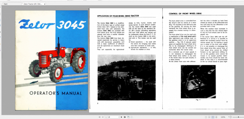 DISCOVER THE ESSENTIAL ZETOR TRACTOR UR, I, 3045 OPERATOR’S MANUAL IN A CONVENIENT PDF FORMAT. THIS COMPREHENSIVE GUIDE IS DESIGNED TO ENHANCE YOUR UNDERSTANDING AND OPERATION OF YOUR ZETOR TRACTOR,