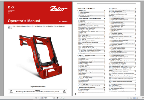 DISCOVER THE ESSENTIAL ZETOR TRACTOR ZX SERIES OPERATOR’S MANUAL, NOW AVAILABLE IN A CONVENIENT PDF FORMAT. THIS COMPREHENSIVE GUIDE IS DESIGNED TO ENHANCE YOUR UNDERSTANDING