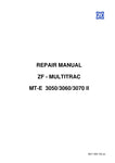 Unlock the full potential of your ZF MULTITRAC MT-E 3050/3060/3070 II with the comprehensive service manual (5871.565.102) available in PDF format. This essential guide provides detailed instructions, troubleshooting tips, and maintenance procedures to ensure your equipment operates at peak performance. With easy navigation and clear diagrams, this manual is an invaluable resource for both professionals and DIY enthusiasts, making repairs and servicing straightforward and efficient. Don't miss out on the op