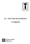 Unlock the full potential of your tractor with the ZF T-7336 PS Transmission Service Manual. This comprehensive PDF file is designed specifically for the ZF T-7336 PS model, providing you with detailed insights and step-by-step instructions for effective maintenance and repair.