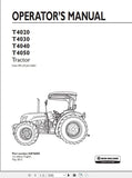 New Holland Tractor T4020, T4030, T4040, T4050 Operator’s Manual 84576055 - Manual labs
