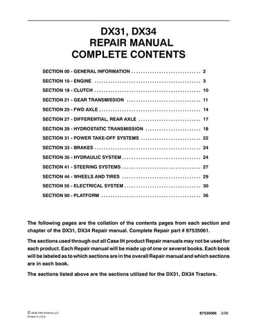 Invest in the ASE DX31, DX34 Tractor Service Manual today and experience the peace of mind that comes with having expert guidance at your fingertips. Don't let mechanical issues slow you down—empower yourself with the knowledge to keep your tractors in peak condition.