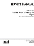 Enhance your maintenance capabilities with the CNH Cursor 11 Tier 4B (Final) and Stage IV Engine Service Manual (Part Number: 47608463). This comprehensive PDF file is an essential resource for technicians and operators, providing detailed insights into engine specifications, troubleshooting techniques, and maintenance procedures. With clear diagrams and step-by-step instructions, you can ensure optimal performance and longevity of your engine, making it a must-have for anyone looking to maximize efficiency