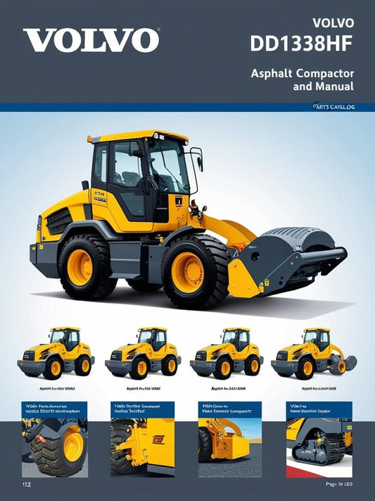 VOLVO DD138HF ASPHALT COMPACTOR (COA) PARTS CATALOG MANUAL (PDF FILE)