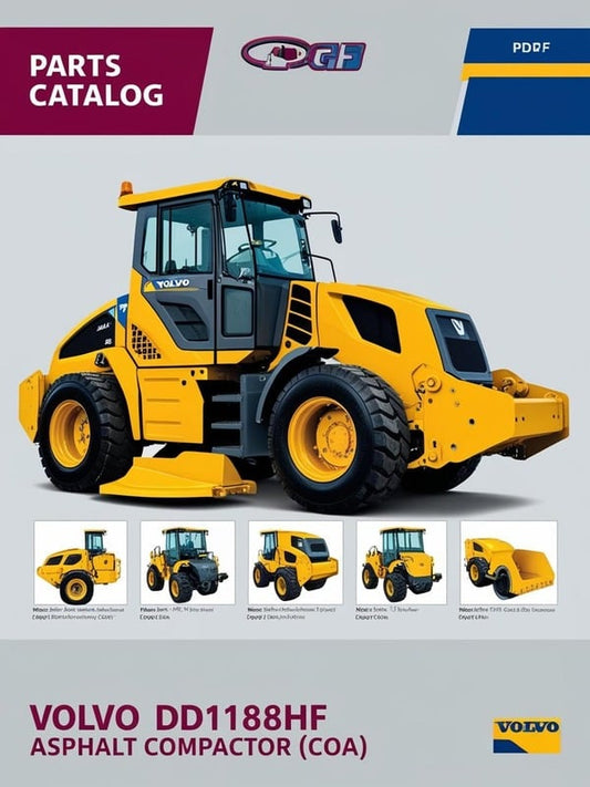VOLVO DD118HF ASPHALT COMPACTOR (COA) PARTS CATALOG MANUAL (PDF FILE)