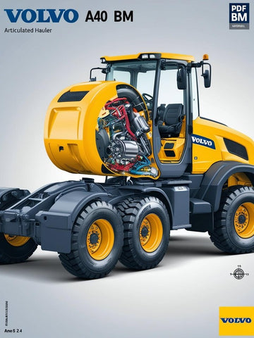 VOLVO A40 BM ARTICULATED HAULERS (ART) PARTS CATALOG MANUAL (PDF FILE)