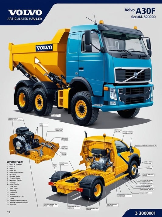 VOLVO A30F SN 320001- ARTICULATED HAULERS (ART) PARTS CATALOG MANUAL (PDF FILE)