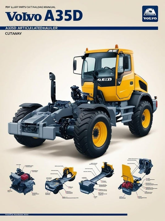 VOLVO  A35D ARTICULATED HAULERS (ART) PARTS CATALOG MANUAL (PDF FILE)