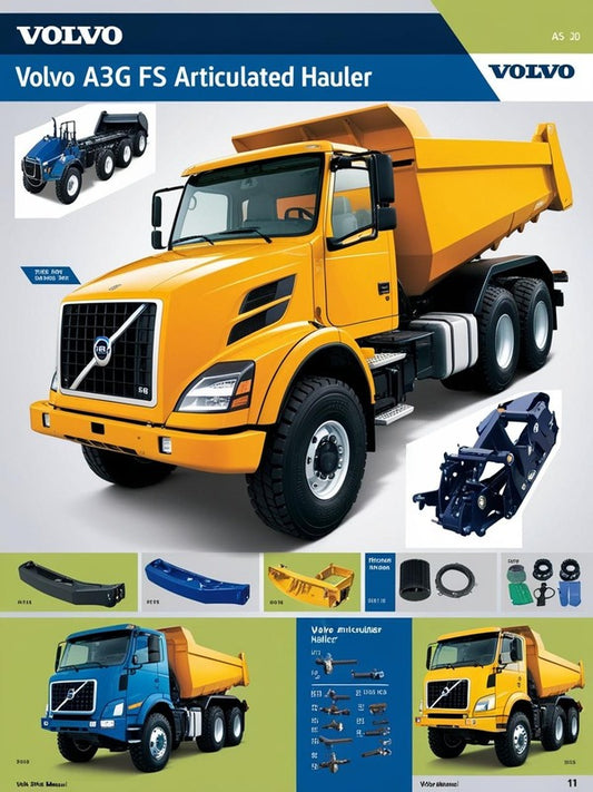 VOLVO A35G FS ARTICULATED HAULERS (ART) PARTS CATALOG MANUAL (PDF FILE)
