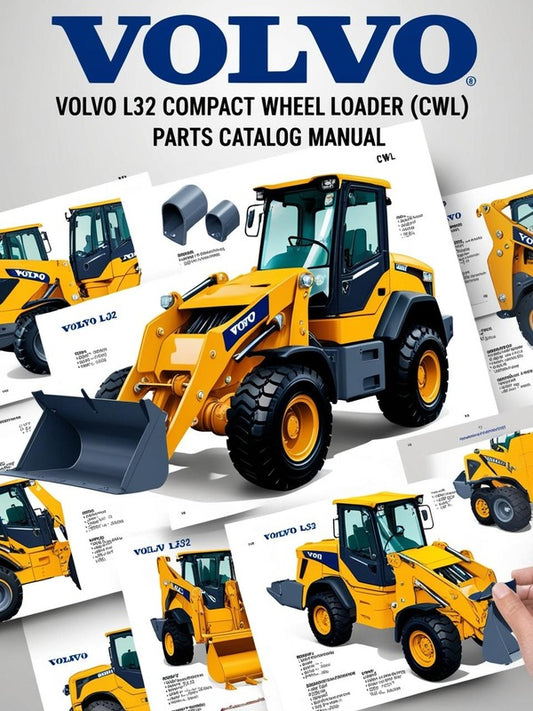 VOLVO L32 COMPACT WHEEL LOADER (CWL) PART CATALOG MANUAL (PDF FILE)