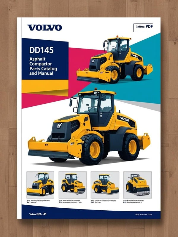 VOLVO DD145 ASPHALT COMPACTOR (COA) PARTS CATALOG MANUAL (PDF FILE)