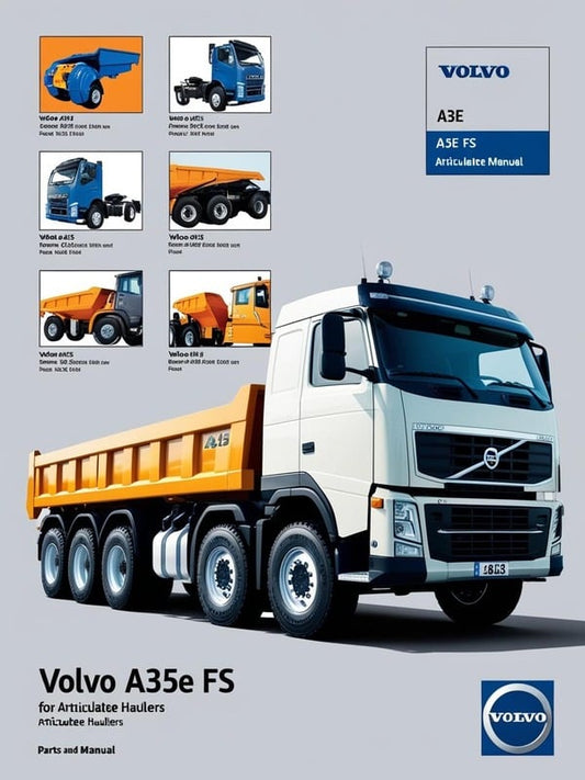 VOLVO A35E FS ARTICULATED HAULERS (ART) PARTS CATALOG MANUAL (PDF FILE)