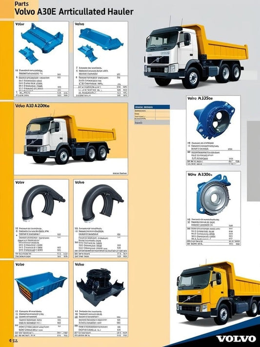VOLVO A30E ARTICULATED HAULERS (ART) PARTS CATALOG MANUAL (PDF FILE)