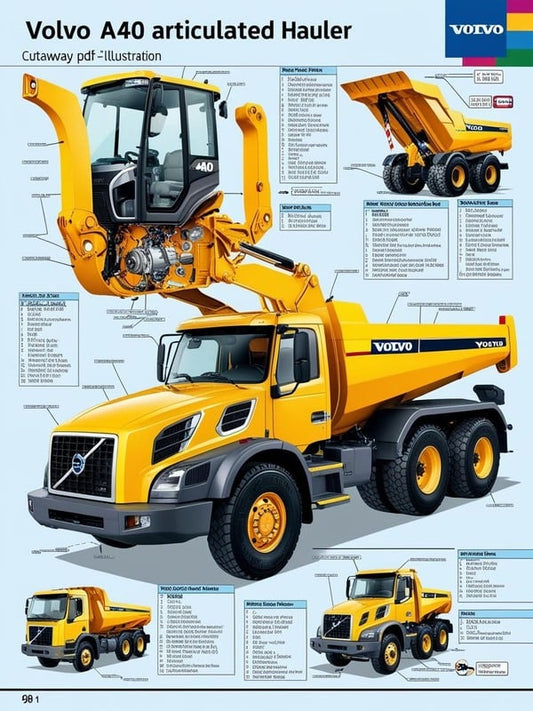 VOLVO A40 ARTICULATED HAULERS (ART) PARTS CATALOG MANUAL (PDF FILE)