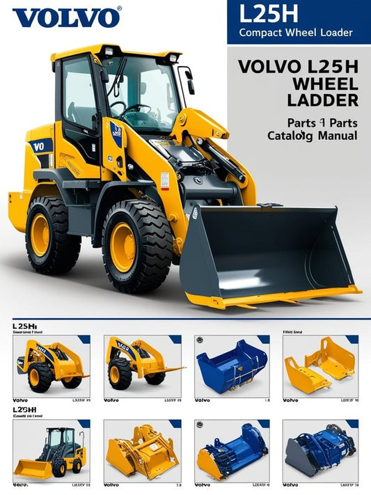 VOLVO L25H COMPACT WHEEL LOADER (CWL) PART CATALOG MANUAL (PDF FILE)