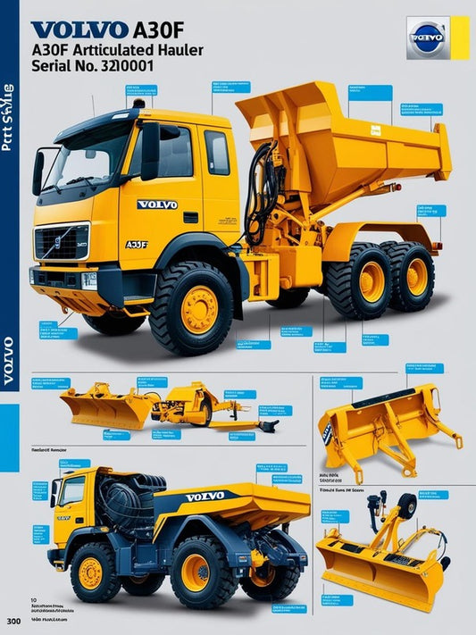 VOLVO A30F SN 320001- BM ARTICULATED HAULERS (ART) PARTS CATALOG MANUAL (PDF FILE)