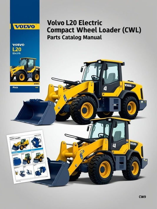 VOLVO L20 ELECTRIC COMPACT WHEEL LOADER (CWL) PART CATALOG MANUAL (PDF FILE)