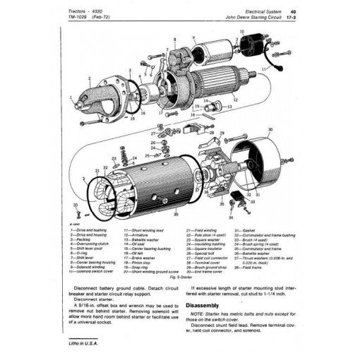 JOHN DEERE 4320 TRACTOR TECHNICAL MANUAL TM1029 PDF FILE The